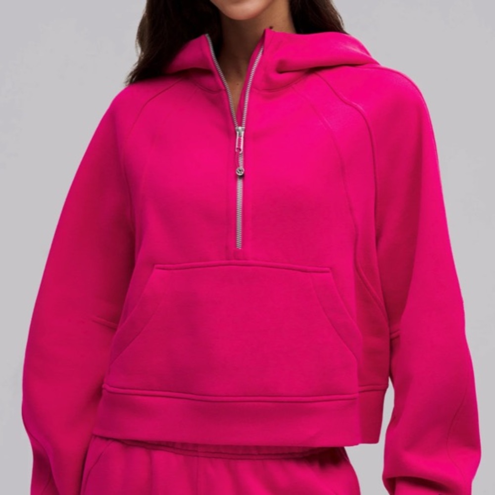 Lululemon Scuba Half Zip Cropped